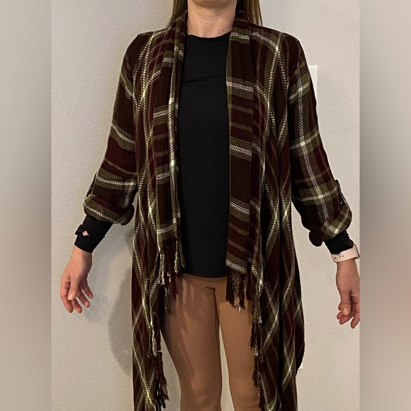 Plaid cardigan - Picture 4 of 6
